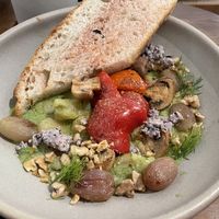 Pistachio pesto gnocchi with sourdough  at Wanaka in Hong Kong Island