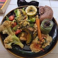 Bagel salad. at Wanaka in Hong Kong Island
