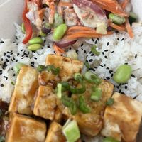 Teriyaki Tofu Bowl… my fave at the park!   at Walt Disney World - Backlot Express  in Lake Buena Vista