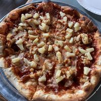 BBQ pineapple cauliflower pizza  at Ian's Pizza - Downtown in Milwaukee