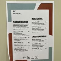 July 2025 menu  at RUUF in Schaan