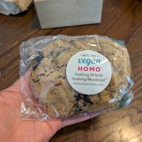 Pretzel brownie bomb cookies (Bitchy Vegan Homo) at Waterloo Vegan Market in Cleveland