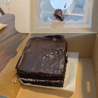 Mostest chocolate cake (Bitchy Vegan Homo) at Waterloo Vegan Market in Cleveland