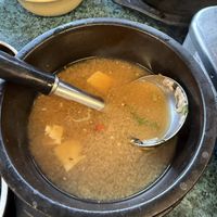 Miso broth with silken tofu   at YooJung SikDang - 유정식당 in Seoul