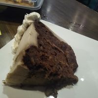 Gluten free vegan carrot cake at Indigo Cafe in Cleveland