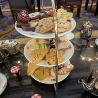 Afternoon Tea with a vegan tier, a gluten-free tier, and a regular tier. at Afternoon Tea in Denver