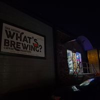  at What's Brewing Coffee Roasters in San Antonio