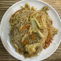 Tom yum rice noodles  at Loke Yuen in Kuala Lumpur