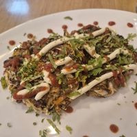 Savoury pancake at Nature's Soul Kitchen in New Delhi