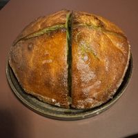 Table bread with vegan butter  at Theo in Copenhagen
