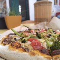 Pizza at Annie's Vegan Food and Bar - Pop-up in Rhodes