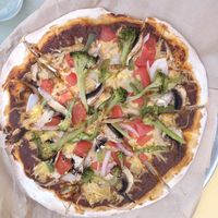 Pizza at Annie's Vegan Food and Bar - Pop-up in Rhodes