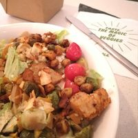 Winter Ceasar (vegan chicken and avocado instead of egg) at SLA - Brugstraat  in Groningen