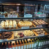 Full display cabinet at Sweet Bones Bakery Cafe in Scullin