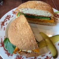 Roasted pumpkin sandwich at Scullin Sweet Bones in Scullin