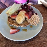 Loaded banana bread   at Sweet Bones Bakery Cafe in Scullin