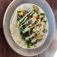 Tempeh taco  at Sweet Bones Bakery Cafe in Scullin