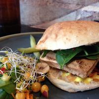look at that coconut bacon at Scullin Sweet Bones in Scullin