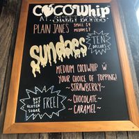 $10 sundaes  at Scullin Sweet Bones in Scullin