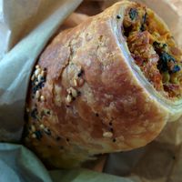 roasted pumpkin--ricotta roll at Scullin Sweet Bones in Scullin