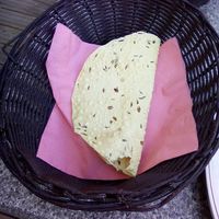 Vegan alternative to the naan at Restaurant Sunkosi in Helsinki