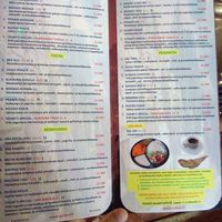 Lunch menu at Restaurant Sunkosi in Helsinki