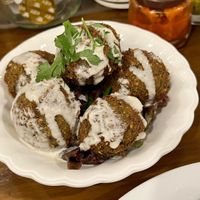 Falafel with tahini   at Ta-im in Tokyo