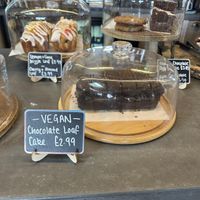 Vegan cake display   at Forage  in Cowbridge