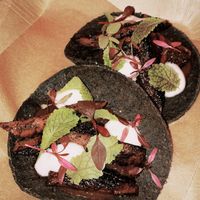 Barbacoa carrot tacos  at Duro De Matar in Lisbon