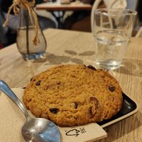 Vegan cookie at Meraki in Grenoble