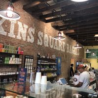   at Tompkins Square Bagels in New York City