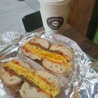Beyond delight & oat coffee at Tompkins Square Bagels in New York City