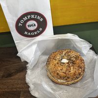   at Tompkins Square Bagels in New York City