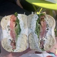   at Tompkins Square Bagels in New York City