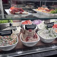 so many options!  at Tompkins Square Bagels in New York City