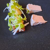 Knollenbrie met mueslibrood at Vannu in Breda