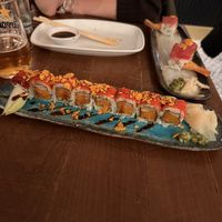 Pumpkin miso roll  at Oka in London