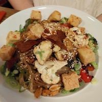 Kung pao tofu. at Rosetta's in Stockholm