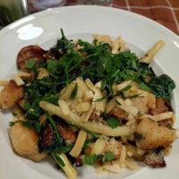 Pumpkin gnocchi. at Rosetta's in Stockholm