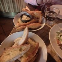 Garlic bread at Rosetta's in Stockholm