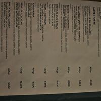 Variety of optiona at Royal Garden Juice Bar in Budva