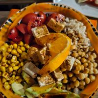 Buddha bowl at Royal Garden Juice Bar in Budva