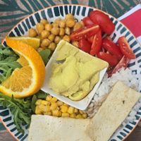 Buddha bowl at Royal Garden Juice Bar in Budva