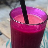 Fruit smoothie at Royal Garden Juice Bar in Budva