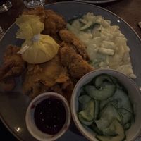 Vegan schnitzel  at Schnitzelei Mitte in Berlin