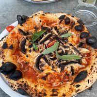 Vegan Fungi mit Champignons   at Pizzeria Le Grazie in Erfurt