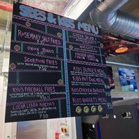 Selection of vegan sides   at Four Quarters Elephant Park in South East London