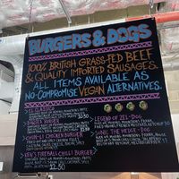 Main menu   at Four Quarters Elephant Park in South East London