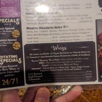 Vegan salads and vegan wings available at Noble Pie Parlor Midtown in Reno