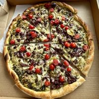 Mighty Aphrodite Vegan Pizza 🍕   at Noble Pie Parlor Midtown in Reno